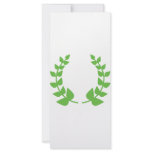 victory wreath rack card template