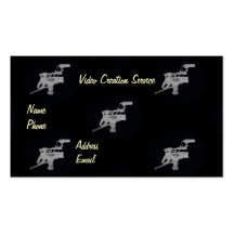 Video Creation Srvices Company Business Card Templates