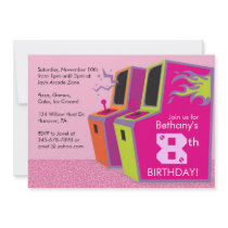 Video Game Birthday Party Invitations