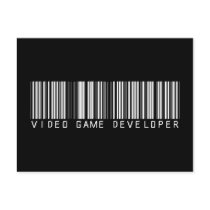 Video Game Developer Bar Code