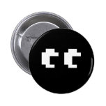 VIDEO GAME GHOST PINBACK BUTTON