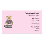 Video Game Player Bear. Business Card Template