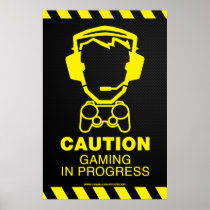 Video Game Poster - Gaming In Progress