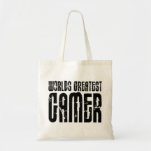 Video Games Gaming & Gamers Worlds Greatest Gamer Tote Bag
