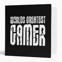 Video Games Gaming & Gamers Worlds Greatest Gamer Binder