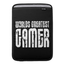 Video Games Gaming & Gamers Worlds Greatest Gamer MacBook Sleeve