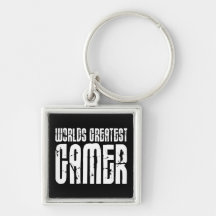 Video Games Gaming & Gamers Worlds Greatest Gamer Key Chains