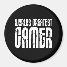 Video Games Gaming & Gamers Worlds Greatest Gamer Fridge Magnet
