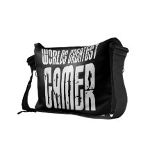 Video Games Gaming & Gamers Worlds Greatest Gamer Courier Bag