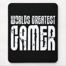 Video Games Gaming & Gamers Worlds Greatest Gamer Mouse Pad