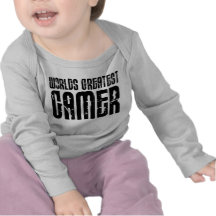 Video Games Gaming & Gamers Worlds Greatest Gamer Tee Shirts