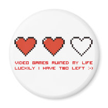 Video Games Fridge Magnet