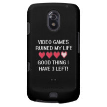 Video Games Ruined My Life Style 1 Samsung Galaxy Nexus Cover