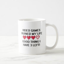 Video Games Ruined My Life Style 1 Mug
