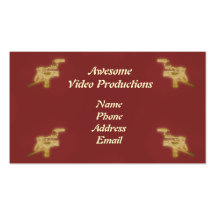 Video Productions and Media Services Business Card Templates