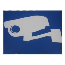 video surveillance postal card carte postale