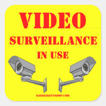 VIDEO SURVEILLANCE STICKER