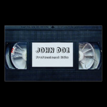 Videotape business cards