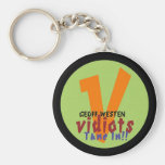 Vidiots V Logo Keychain