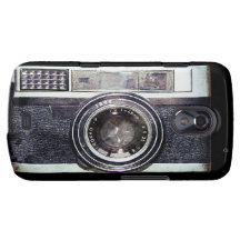 Vieil appareil-photo noir coque samsung galaxy nexus