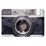 Vieil appareil-photo noir magnet souple