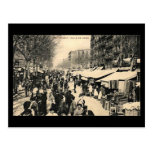 Vieille carte postale, Barcelone, Calle de Urgel
