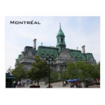 Vieille carte postale de ville de Montréal