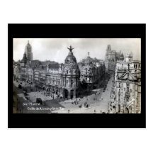 Vieille carte postale - Madrid