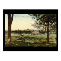 Vieille carte postale, Montréal, hôtel Dieu