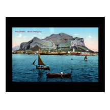 Vieille carte postale - Palerme, Sicile