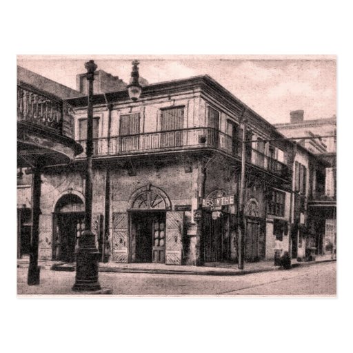 Vieille Chambre la Nouvelle-Orléans d'absinthe Cartes Postales
