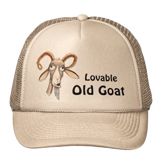 Vieille chèvre drôle casquette