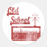 Vieille école adhésifs