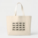 Vieille et classique voiture (rétro automobile) :  sac en toile