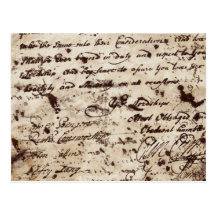 Vieille lettre manuscrite vintage cartes postales