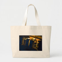 vieille radio intérieure sac en toile