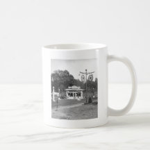 Vieille station service, 1925 mug à café
