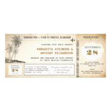 vieilles invitations de mariage de vol de carte d'