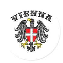 Vienna Round Sticker