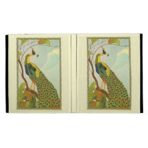 Viennese Art Nouveau Peacock iPad Case
