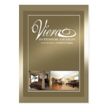 Viera Home Staging Interior Design (bronze) Business Card