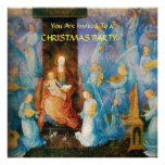 VIERGE AVEC l'ENFANT - CONCERT des ANGES Champagne Cartons D'invitation Personnalisés