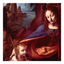 Vierge des roches par Leonardo da Vinci Faire-parts