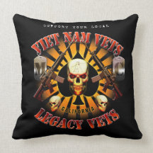 Viet Nam / Legacy Vets MC Support Pillow.