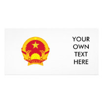 Vietnam Coat of Arms Photo Card Template