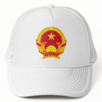 VIETNAM COAT OF ARMS. VIET SYMBOL HAT