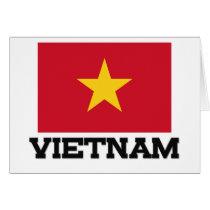 Vietnam Flag cards