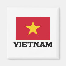 Vietnam Flag Fridge Magnets