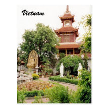 vietnam garden postcard