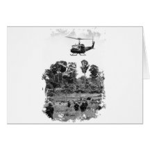 Vietnam Huey Landing Card
